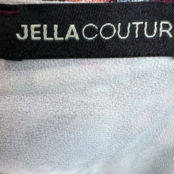 Jella Couture ditsy floral cross back layered dress size small - Picture 4 of 4